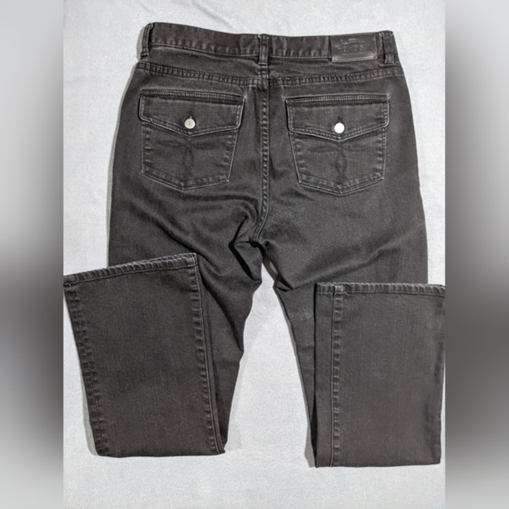 Lauren Jeans Ralph Lauren‎ Black straight leg faded wash Size 8